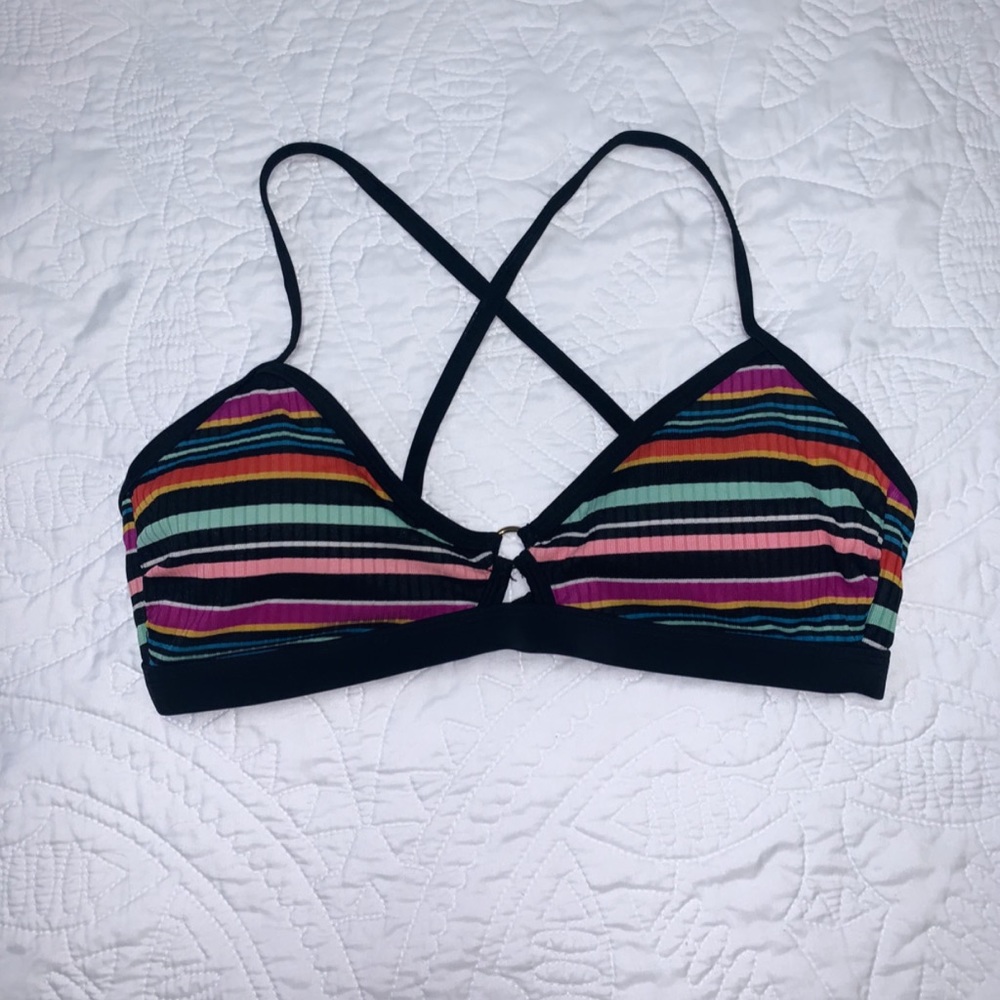 Striped bikini top!